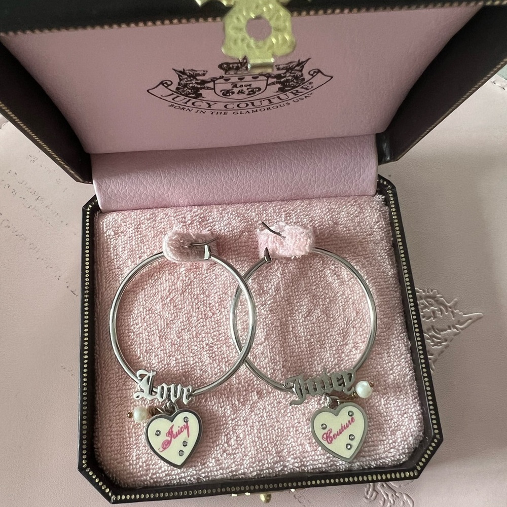 Juicy Couture | Vintage “Love Juicy” Hoop Earrings
